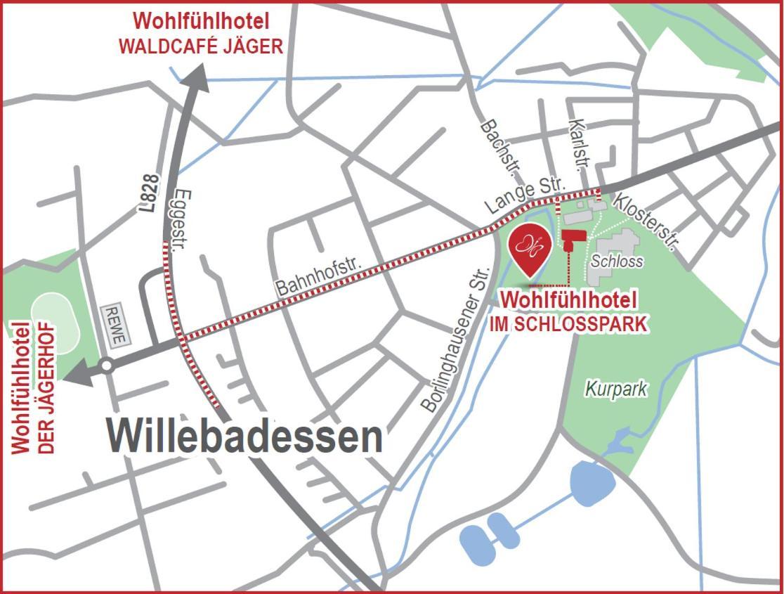 Wohlfuehlhotel Im Schlosspark - Self Checkin Willebadessen Luaran gambar