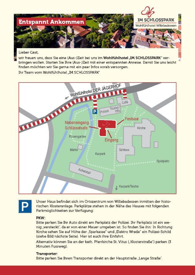 Wohlfuehlhotel Im Schlosspark - Self Checkin Willebadessen Luaran gambar